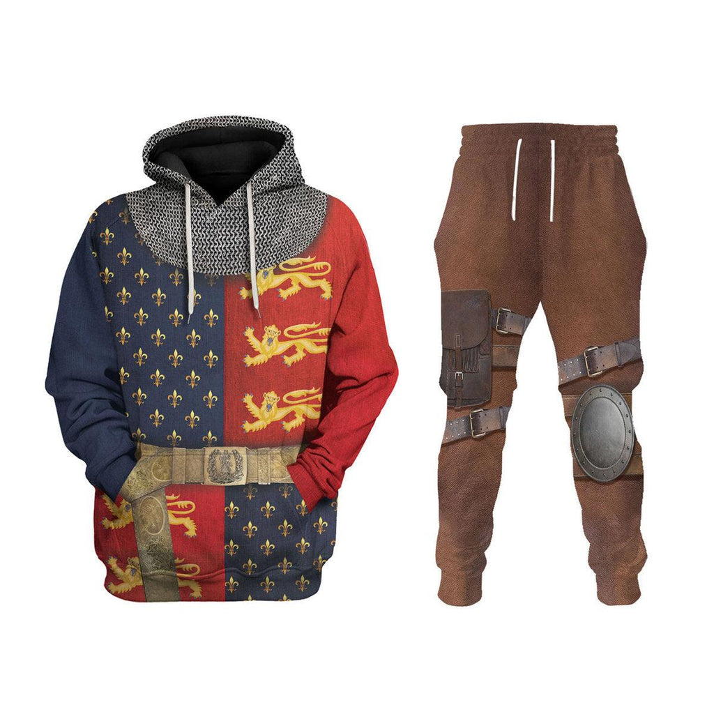 Oodiegang Henry V of England Knight Costume Hoodie Sweatshirt T-Shirt Tracksuit - Oodiegang.com