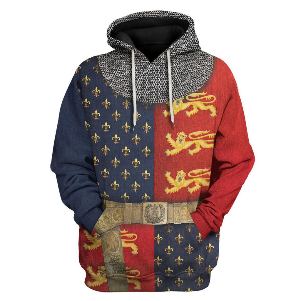 Oodiegang Henry V of England Knight Costume Hoodie Sweatshirt T-Shirt Tracksuit - Oodiegang.com