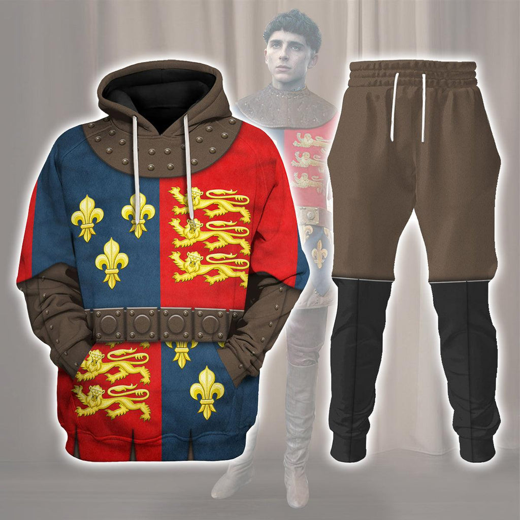 Oodiegang Henry V of England Knights Costume Hoodie Sweatshirt T-Shirt Tracksuit - Oodiegang.com