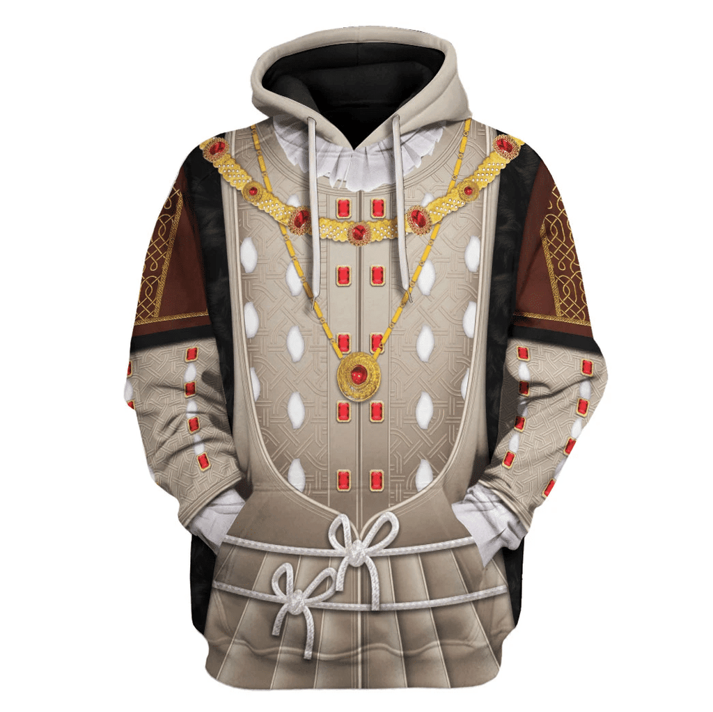 OodieGang Henry VIII King of England Costume Hoodie Sweatshirt T-Shirt Tracksuit - OodieGang.com