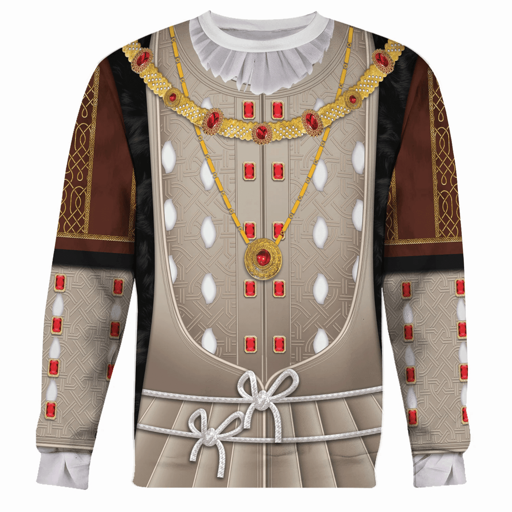 OodieGang Henry VIII King of England Costume Hoodie Sweatshirt T-Shirt Tracksuit - OodieGang.com