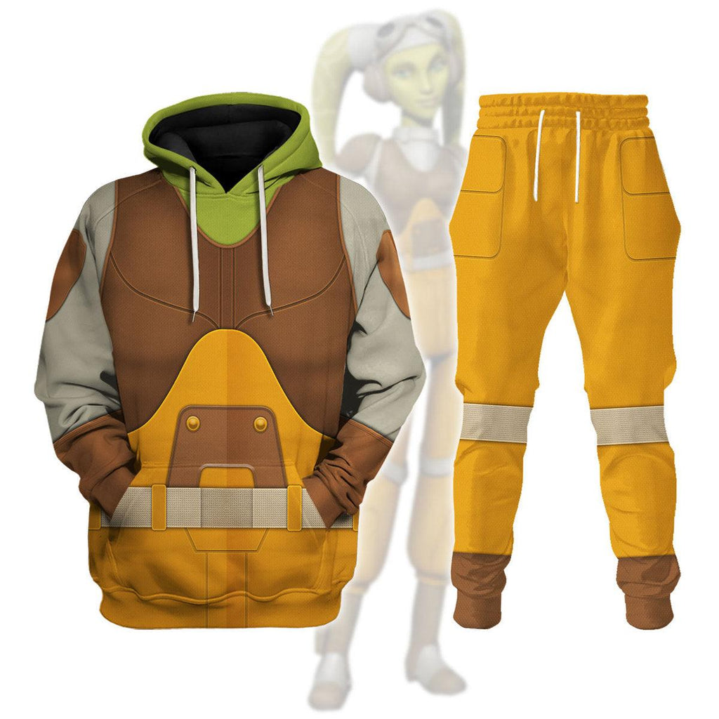 CustomsPig Hera Syndulla Costume Hoodie Sweatshirt T-Shirt Sweatpants - CustomsPig.com