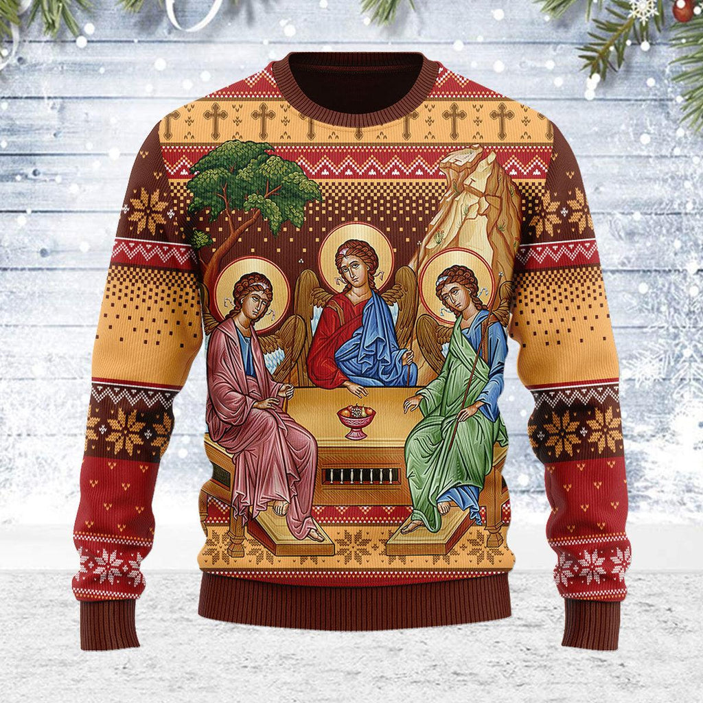 OodieGang Holy Trinity Christmas Sweater - OodieGang.com