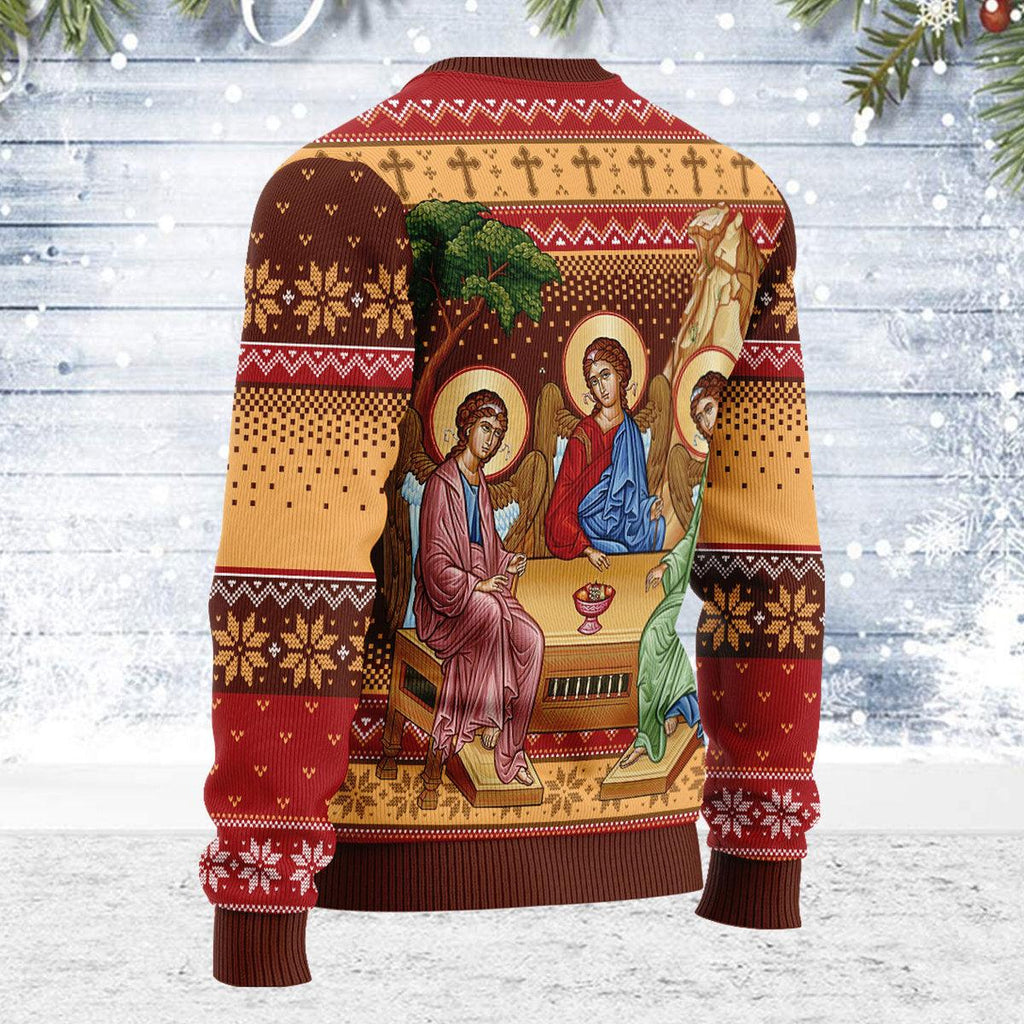 OodieGang Holy Trinity Christmas Sweater - OodieGang.com