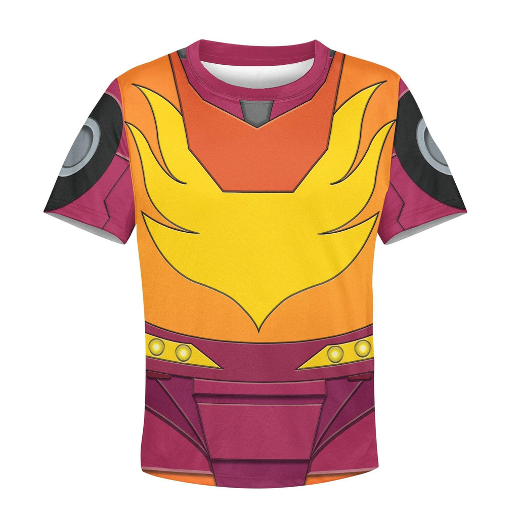 OodieGang Hot Rodimus Kid Costume Cosplay Hoodie Sweatshirt T-Shirt - OodieGang.com