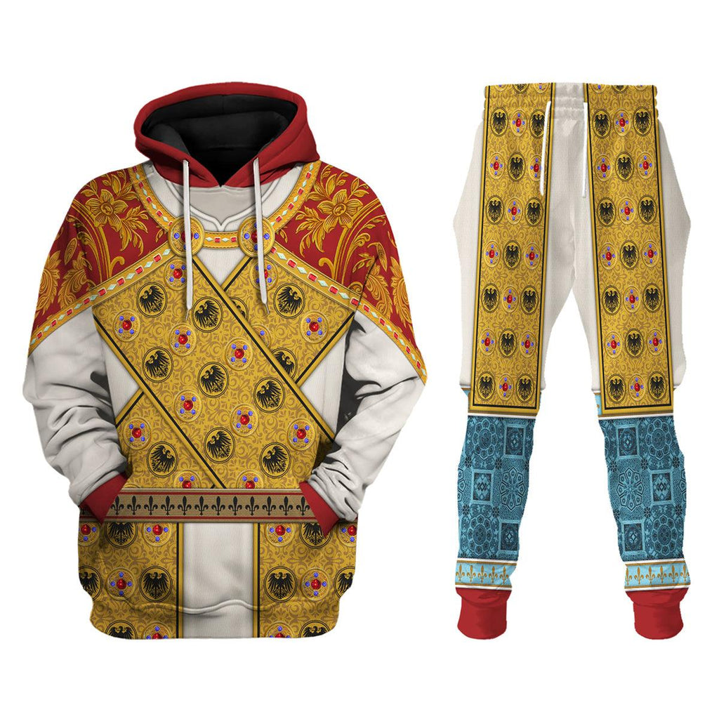 Oodiegang Imperial Dress of Holy Roman Emperor Costume Hoodie Sweatshirt T-Shirt Tracksuit - Oodiegang.com