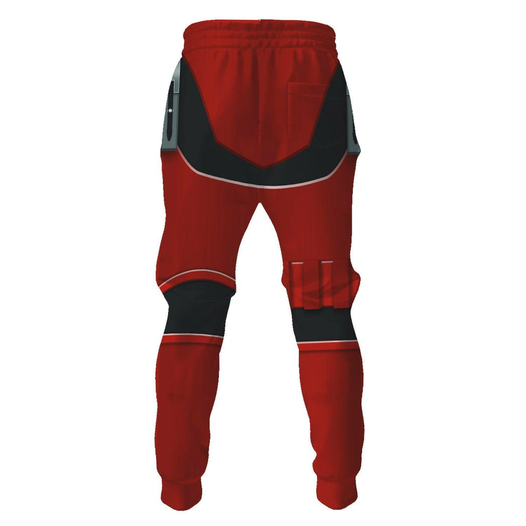 Oodiegang Imprerial Crimson Stormtrooper Costume Hoodie Sweatshirt T-Shirt Sweatpants - Oodiegang.com