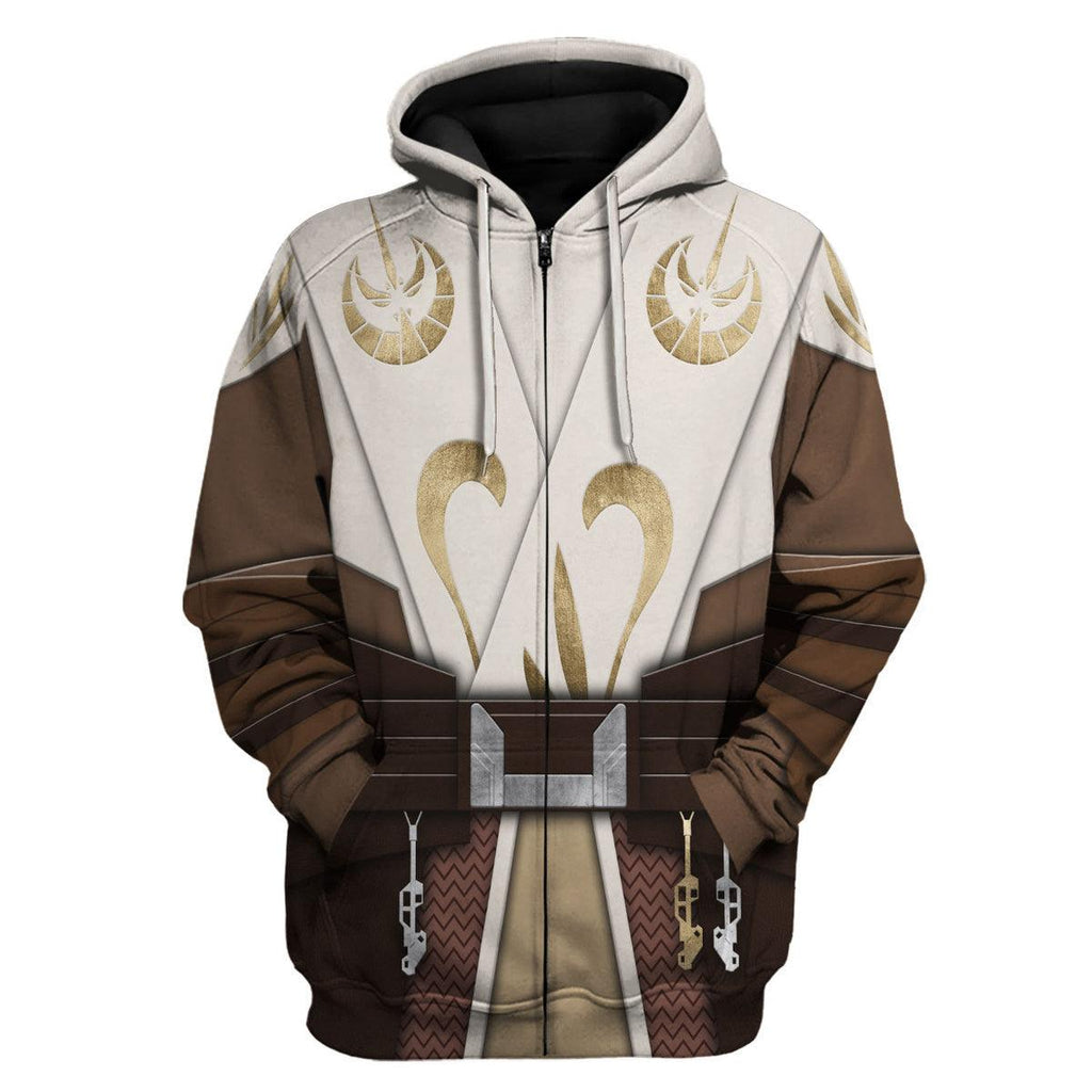 OodieGang Jedi Temple Guard Costume Hoodie Sweatshirt T-Shirt Sweatpants - OodieGang.com