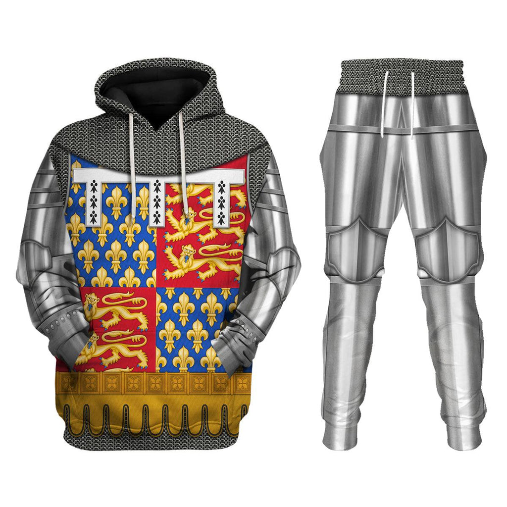 Oodiegang John of Gaunt, Duke of Lancaster Amour Knights Costume Hoodie Sweatshirt T-Shirt Tracksuit - Oodiegang.com