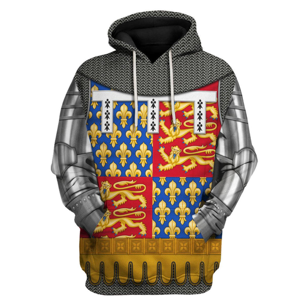 Oodiegang John of Gaunt, Duke of Lancaster Amour Knights Costume Hoodie Sweatshirt T-Shirt Tracksuit - Oodiegang.com