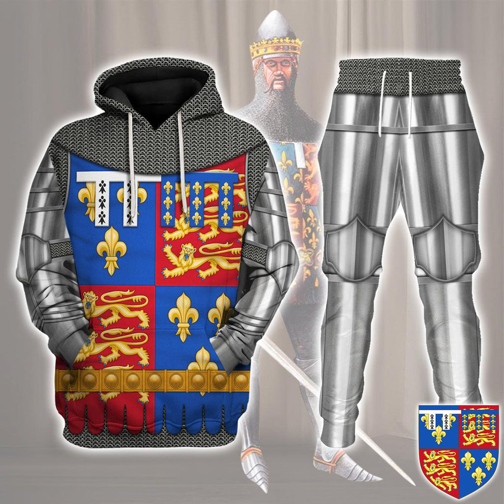 Oodiegang John of Lancaster, 1st Duke of Bedford Amour Knights Costume Hoodie Sweatshirt T-Shirt Tracksuit - Oodiegang.com