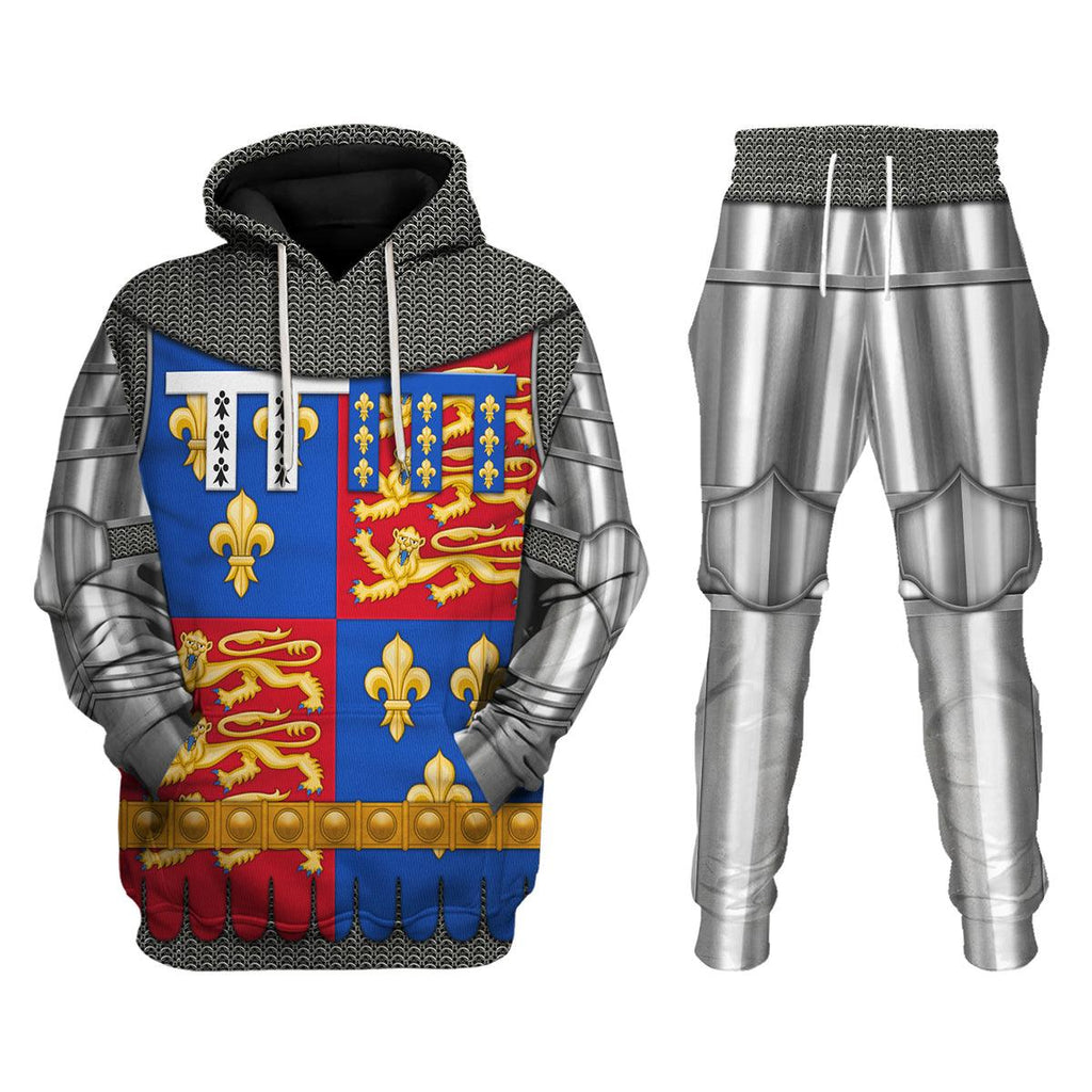 Oodiegang John of Lancaster, 1st Duke of Bedford Amour Knights Costume Hoodie Sweatshirt T-Shirt Tracksuit - Oodiegang.com