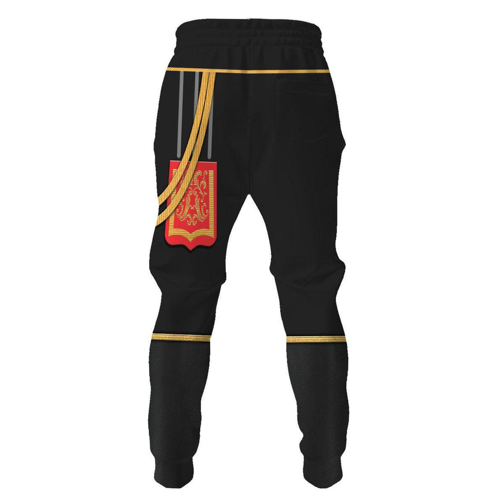 Oodiegang Kaiser Wilhelm I in a Hussar's Uniform German Emperor Costume Hoodie Sweatshirt T-Shirt Tracksuit - Oodiegang.com