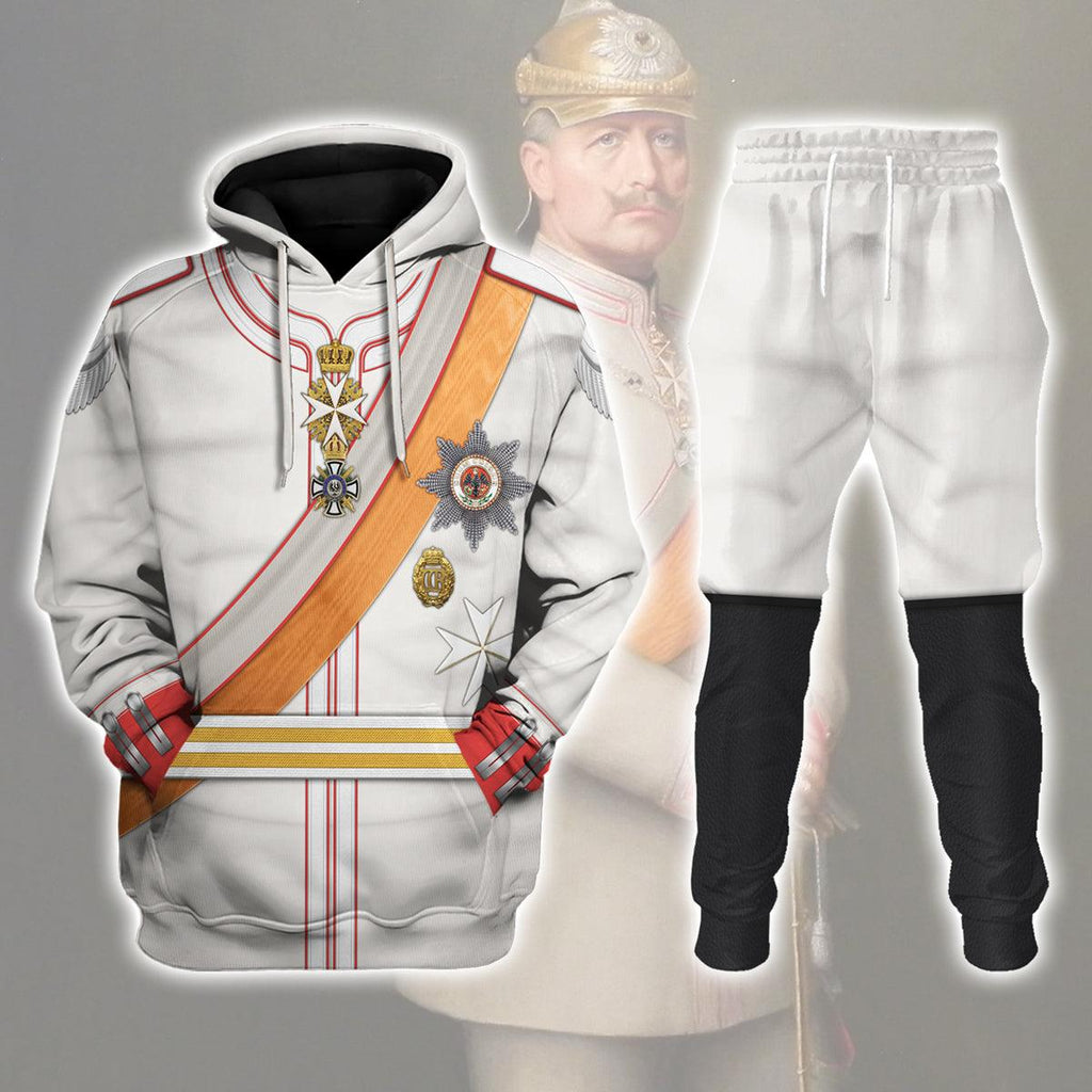 Oodiegang Kaiser Wilhelm II 1910 Uniform Costume Hoodie Sweatshirt T-Shirt Tracksuit - Oodiegang.com