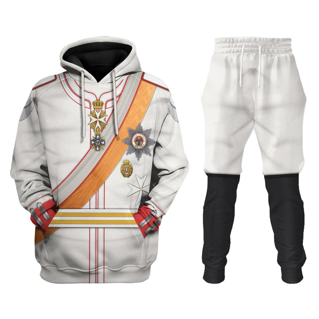 Oodiegang Kaiser Wilhelm II 1910 Uniform Costume Hoodie Sweatshirt T-Shirt Tracksuit - Oodiegang.com