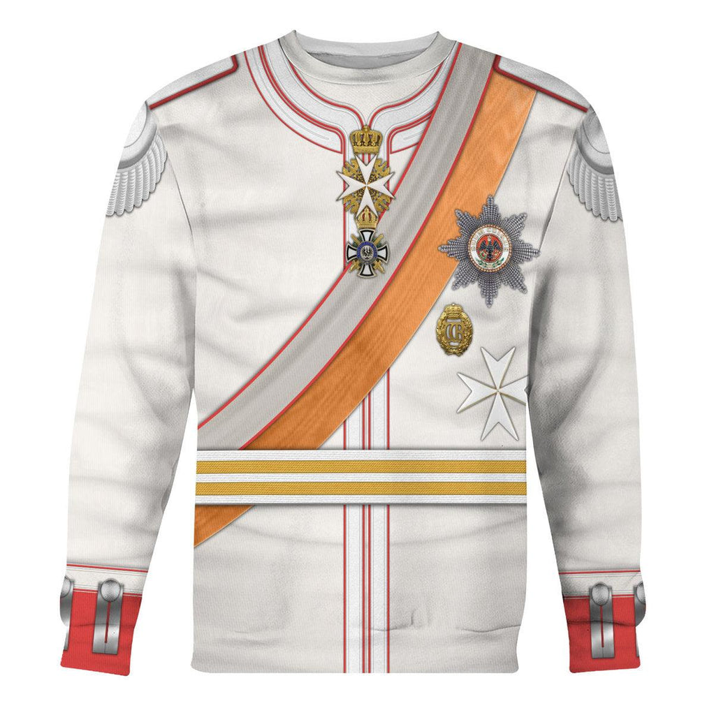 Oodiegang Kaiser Wilhelm II 1910 Uniform Costume Hoodie Sweatshirt T-Shirt Tracksuit - Oodiegang.com