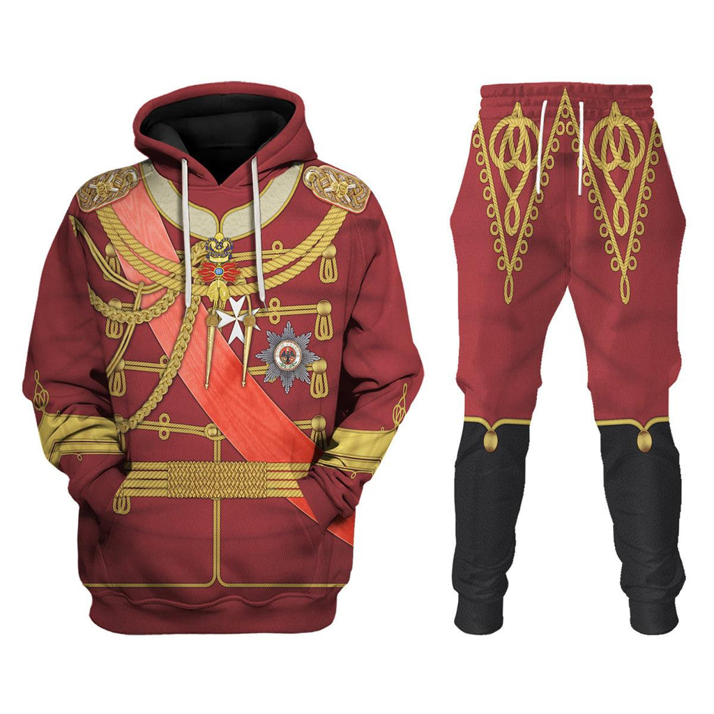 Oodiegang Kaiser Wilhelm II Uniform Austria-Hungary Costume Hoodie Sweatshirt T-Shirt Tracksuit - Oodiegang.com