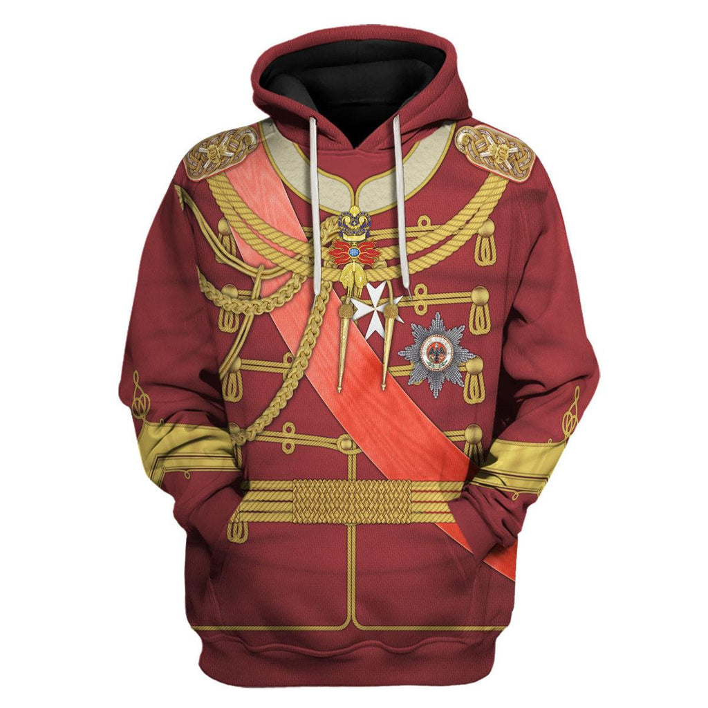 Oodiegang Kaiser Wilhelm II Uniform Austria-Hungary Costume Hoodie Sweatshirt T-Shirt Tracksuit - Oodiegang.com