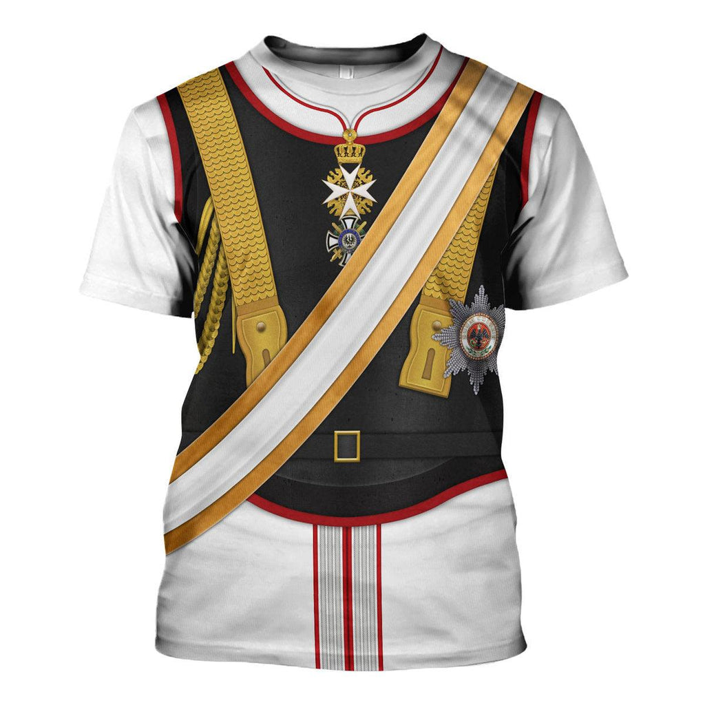 Oodiegang Kaiser Wilhelm II Uniform Garde du German Emperor Costume Hoodie Sweatshirt T-Shirt Tracksuit - Oodiegang.com