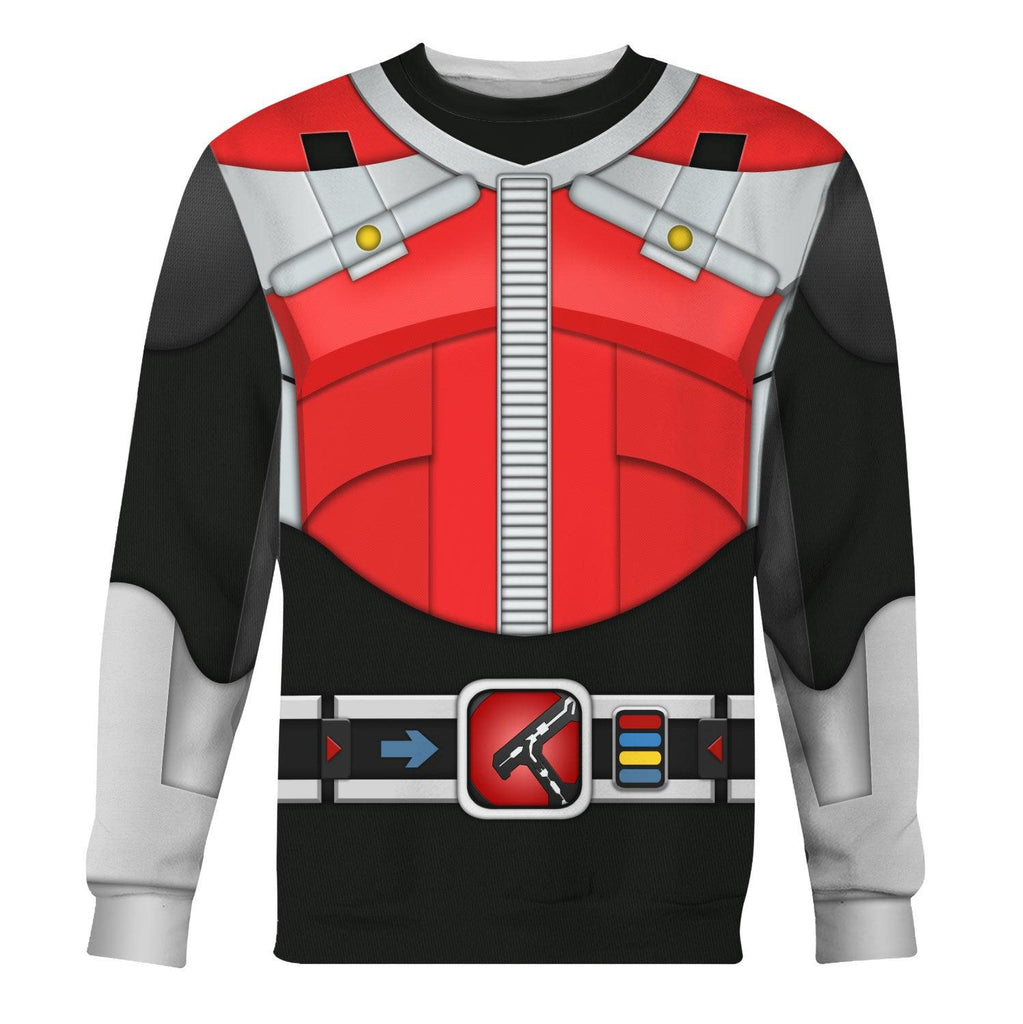 OodieGang Kamen Rider Den-O Cosplay Costumes Hoodies Sweatshirt T-shirt Tracksuit - OodieGang.com