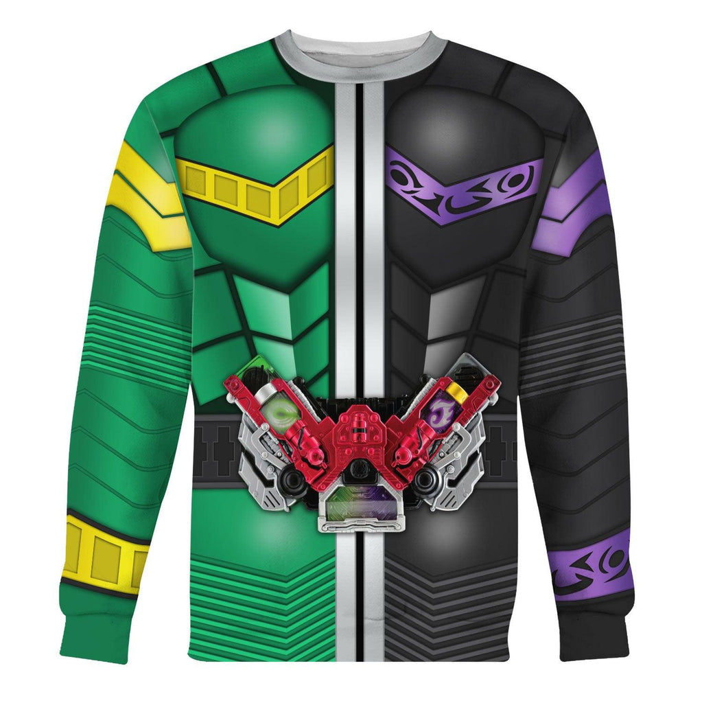 OodieGang Kamen Rider W Cosplay Costumes Hoodies Sweatshirt T-shirt Tracksuit - OodieGang.com