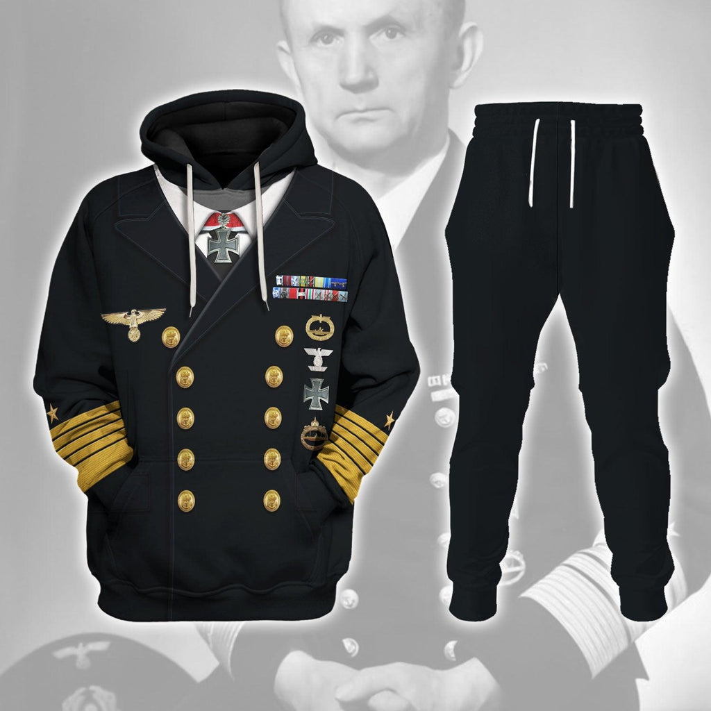 OodieGang Karl Donitz President of Germany Costume Hoodie Sweatshirt T-Shirt Tracksuit - OodieGang.com