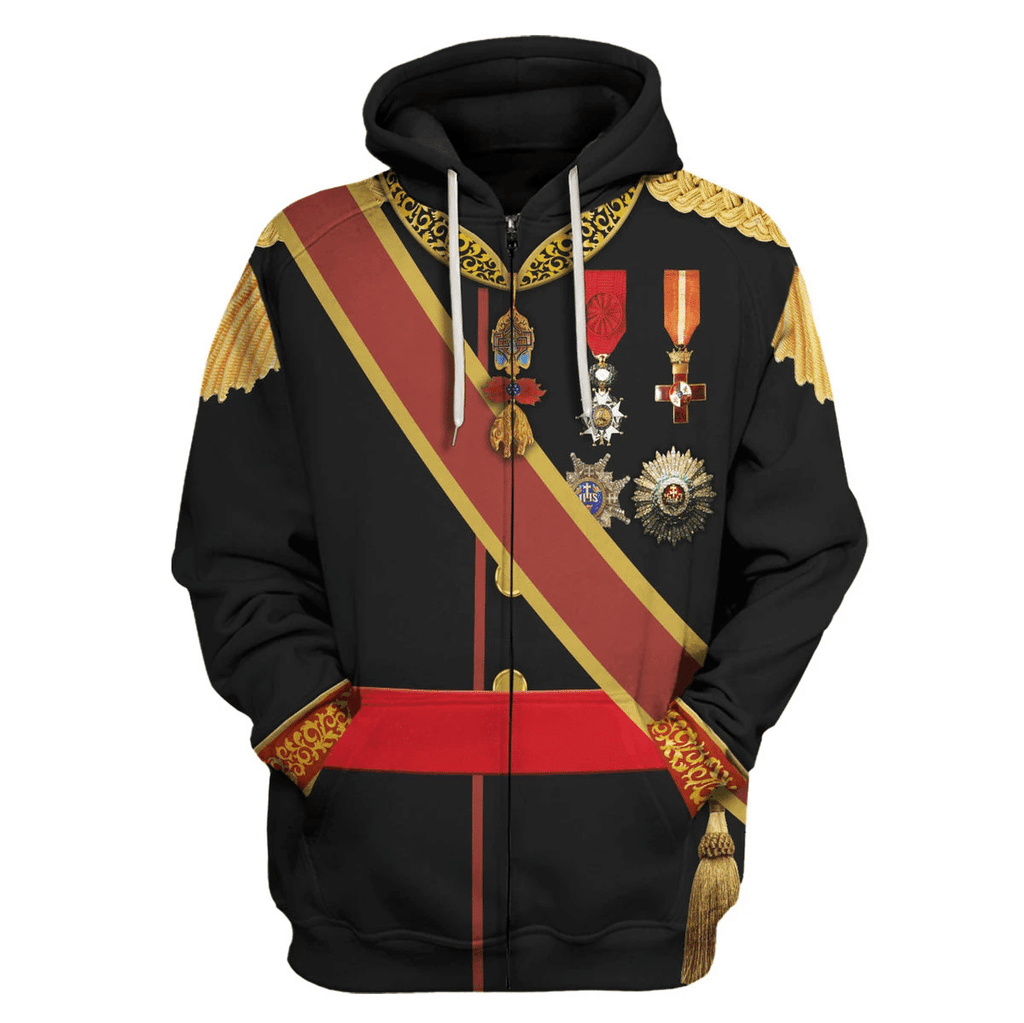 OodieGang King Alfonso XII Of Spain Costume Hoodie Sweatshirt T-Shirt Tracksuit - OodieGang.com