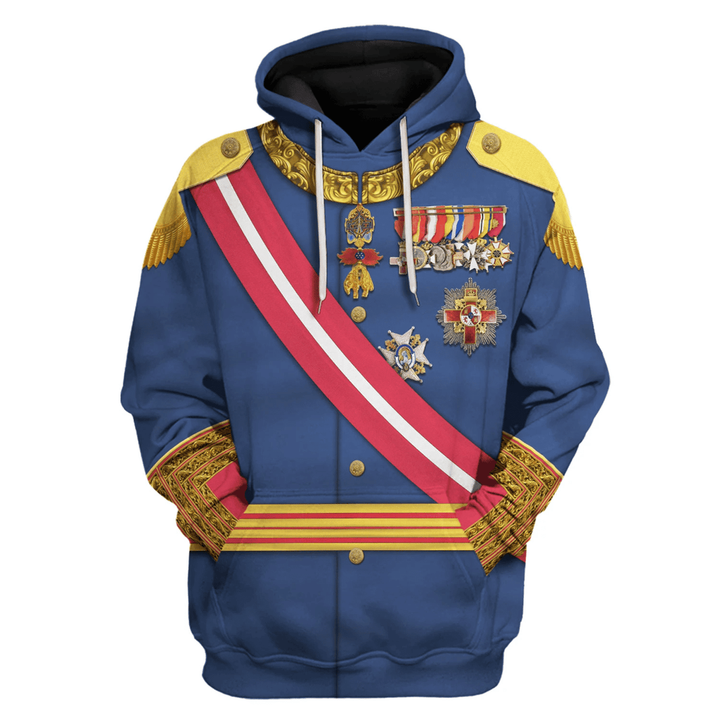 OodieGang King Alfonso XIII King Of Spain Costume Hoodie Sweatshirt T-Shirt Tracksuit - OodieGang.com