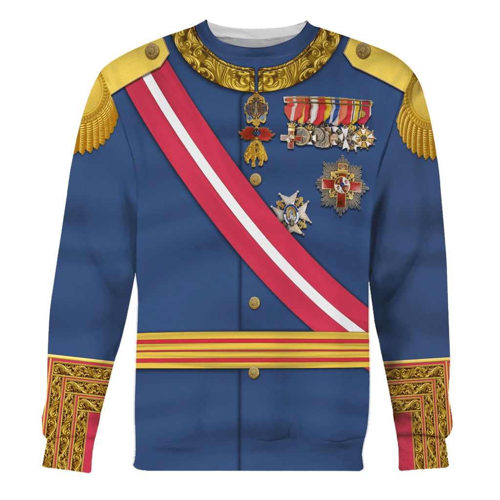 OodieGang King Alfonso XIII King Of Spain Costume Hoodie Sweatshirt T-Shirt Tracksuit - OodieGang.com