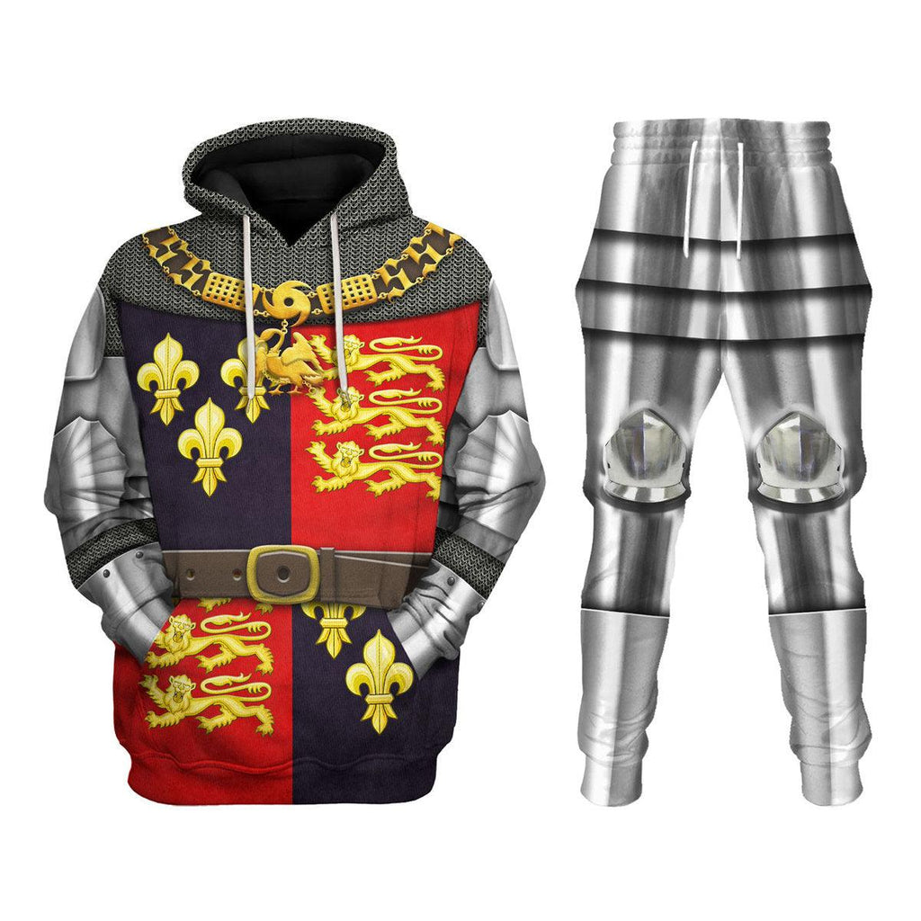 Oodiegang King Henry V-Battle of Agincourt Knights Costume Hoodie Sweatshirt T-Shirt Tracksuit - Oodiegang.com