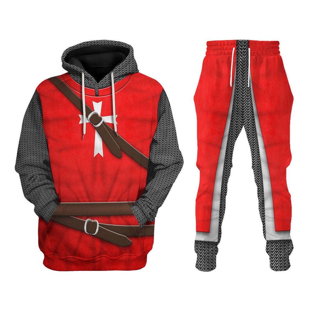 Oodiegang Knight Hospitaller of Saint John Costume Hoodie Sweatshirt T-Shirt Tracksuit - Oodiegang.com