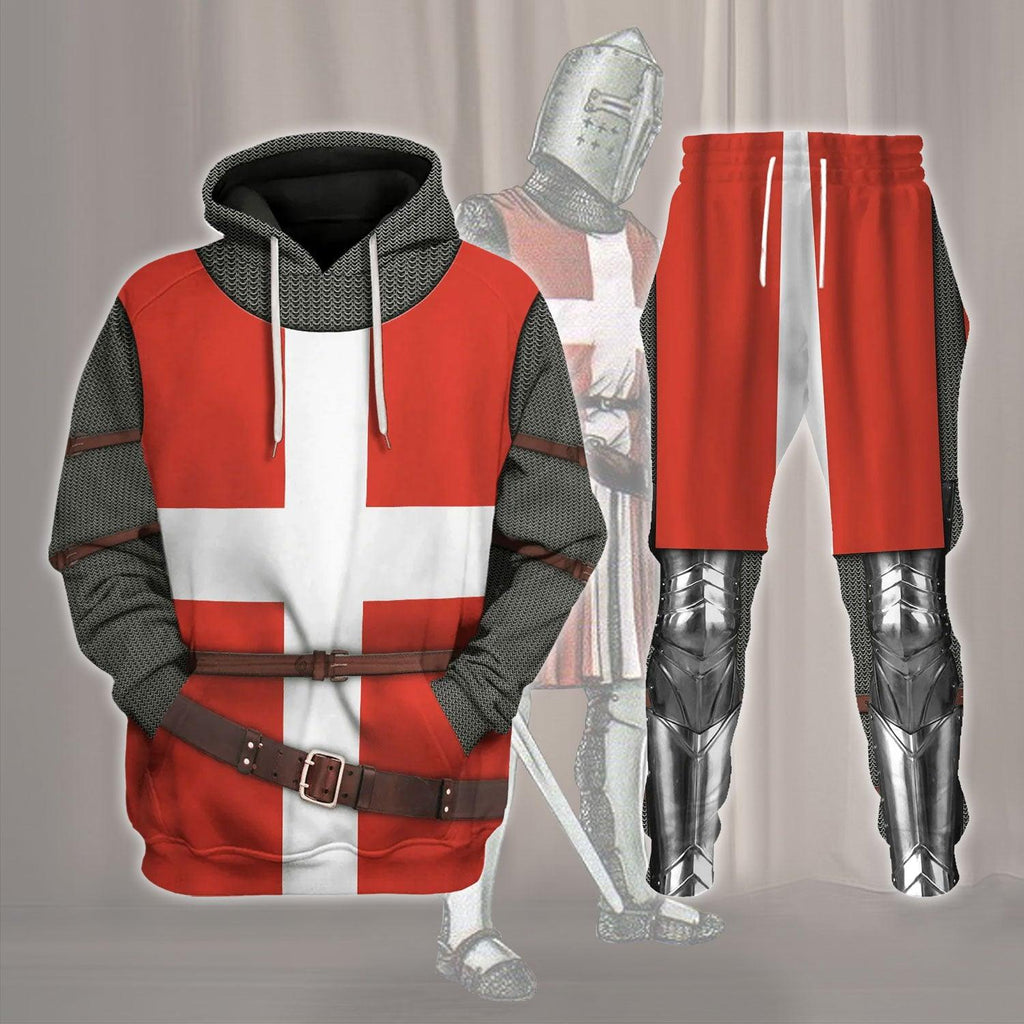 OodieGang Knights Hospitaller The Order of Knights of the Hospital of Saint John of Jerusalem Costume Hoodie Sweatshirt T-Shirt Tracksuit - OodieGang.com