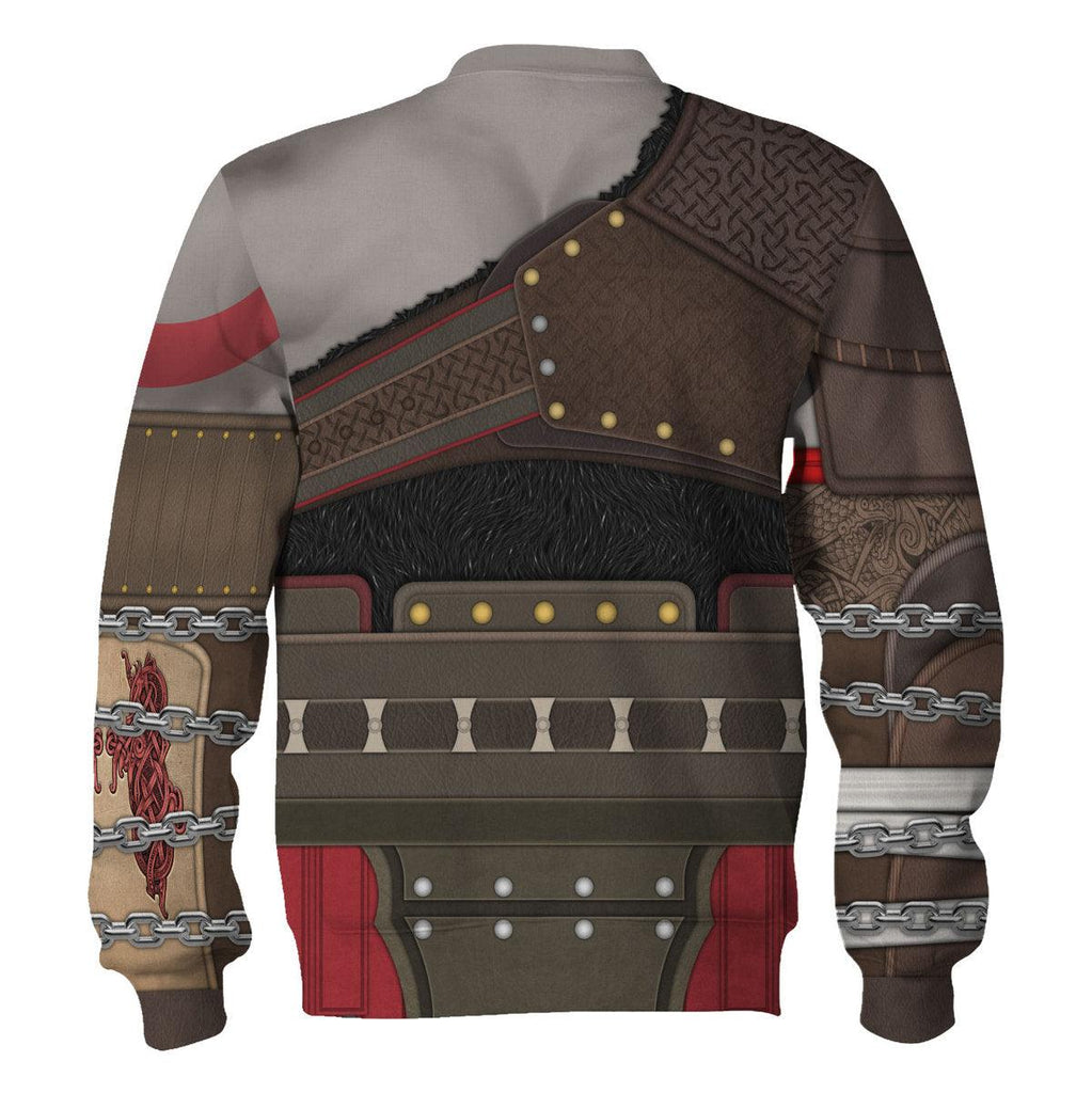 OodieGang Kratos GOW Costume Hoodie Sweatshirt T-Shirt Sweatpants - OodieGang.com