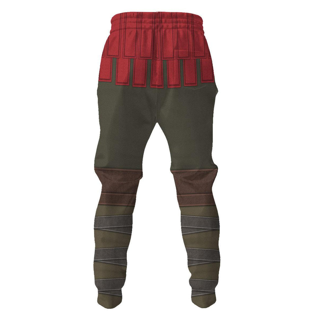 OodieGang Kratos GOW Costume Hoodie Sweatshirt T-Shirt Sweatpants - OodieGang.com