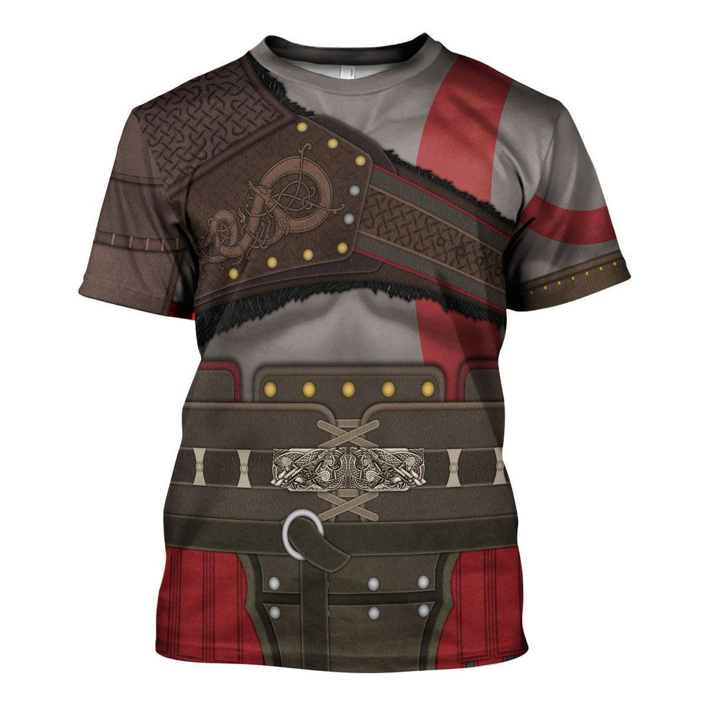 OodieGang Kratos GOW Costume Hoodie Sweatshirt T-Shirt Sweatpants - OodieGang.com