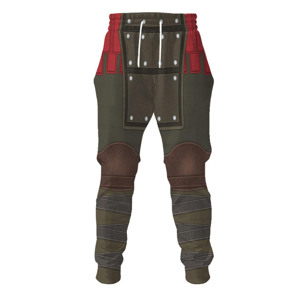 OodieGang Kratos GOW Costume Hoodie Sweatshirt T-Shirt Sweatpants - OodieGang.com