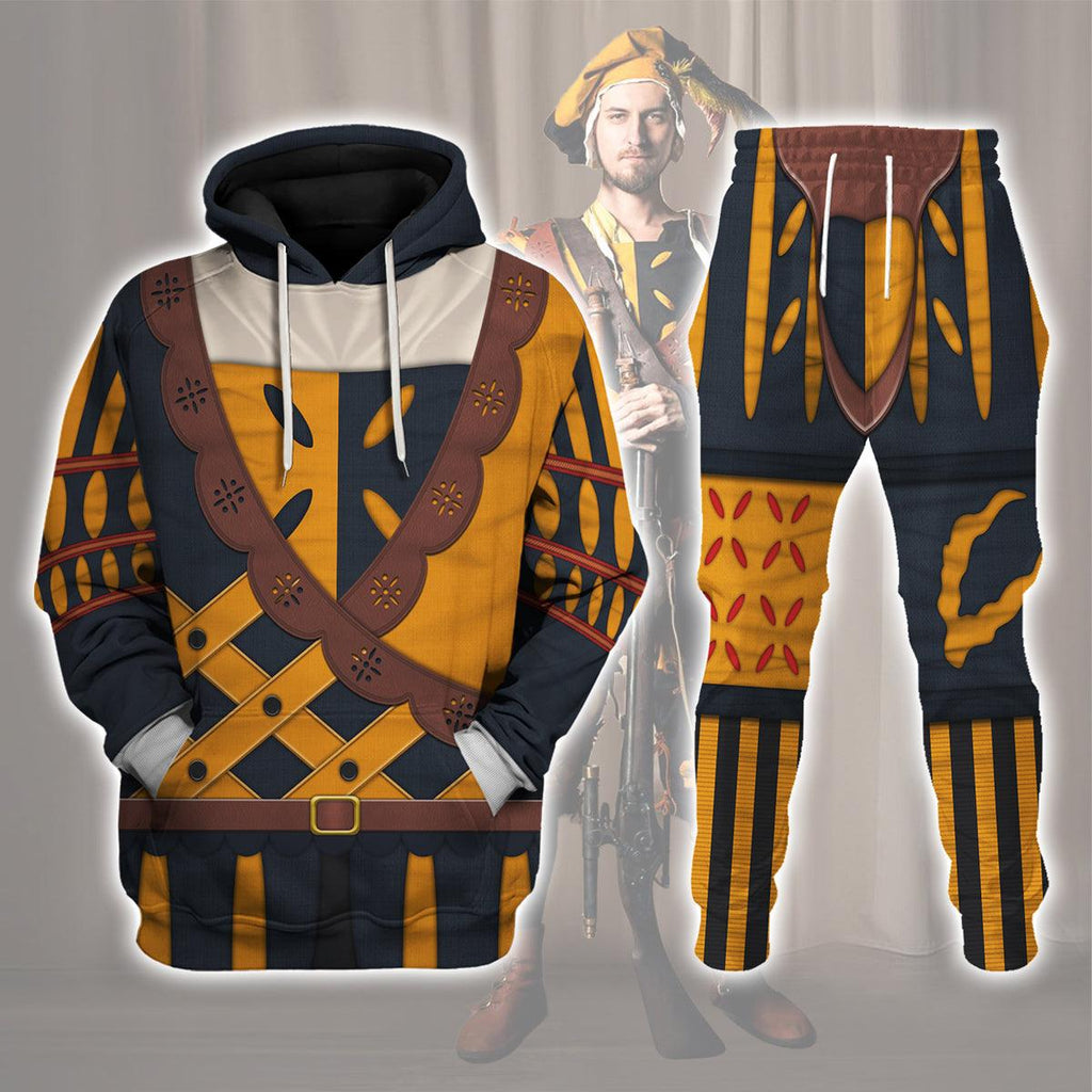 Oodiegang Landsknecht Costume Hoodie Sweatshirt T-Shirt Tracksuit - Oodiegang.com