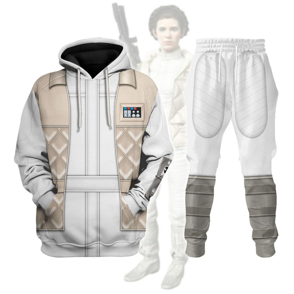 CustomsPig Leia Uniform Hoodie Sweatshirt T-Shirt Sweatpants - CustomsPig.com