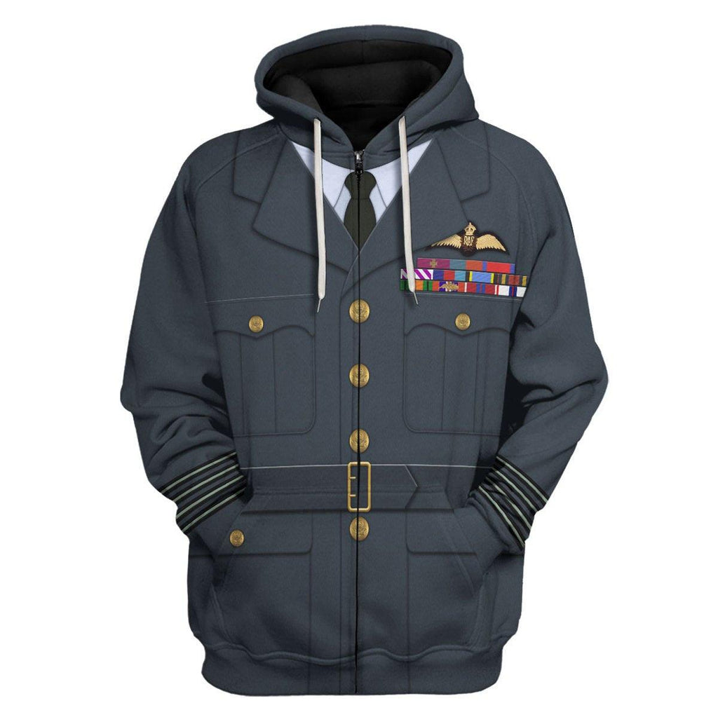 OodieGang Leonard Cheshire Royal Air Force Pilot Uniform Costume Hoodie Sweatshirt T-Shirt Tracksuit - OodieGang.com