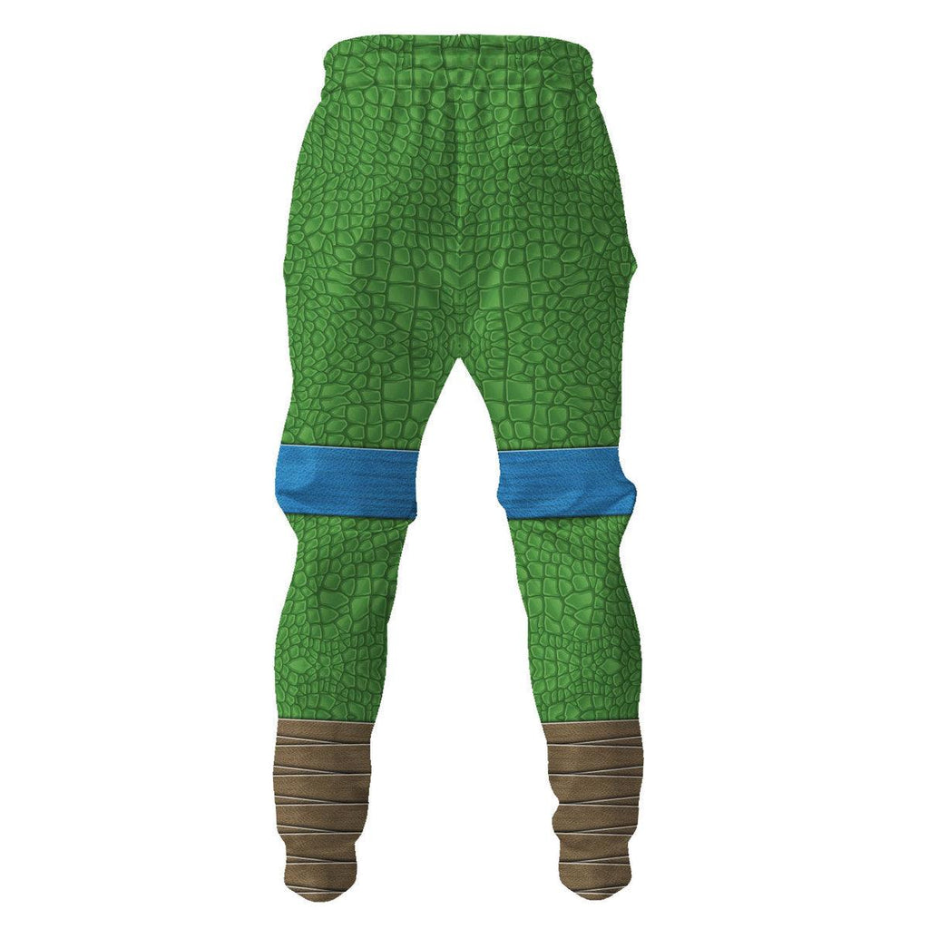 OodieGang Leonardo Ninja Turtles Costume Hoodie Sweatshirt T-Shirt ZipHoodie Sweatpants - OodieGang.com