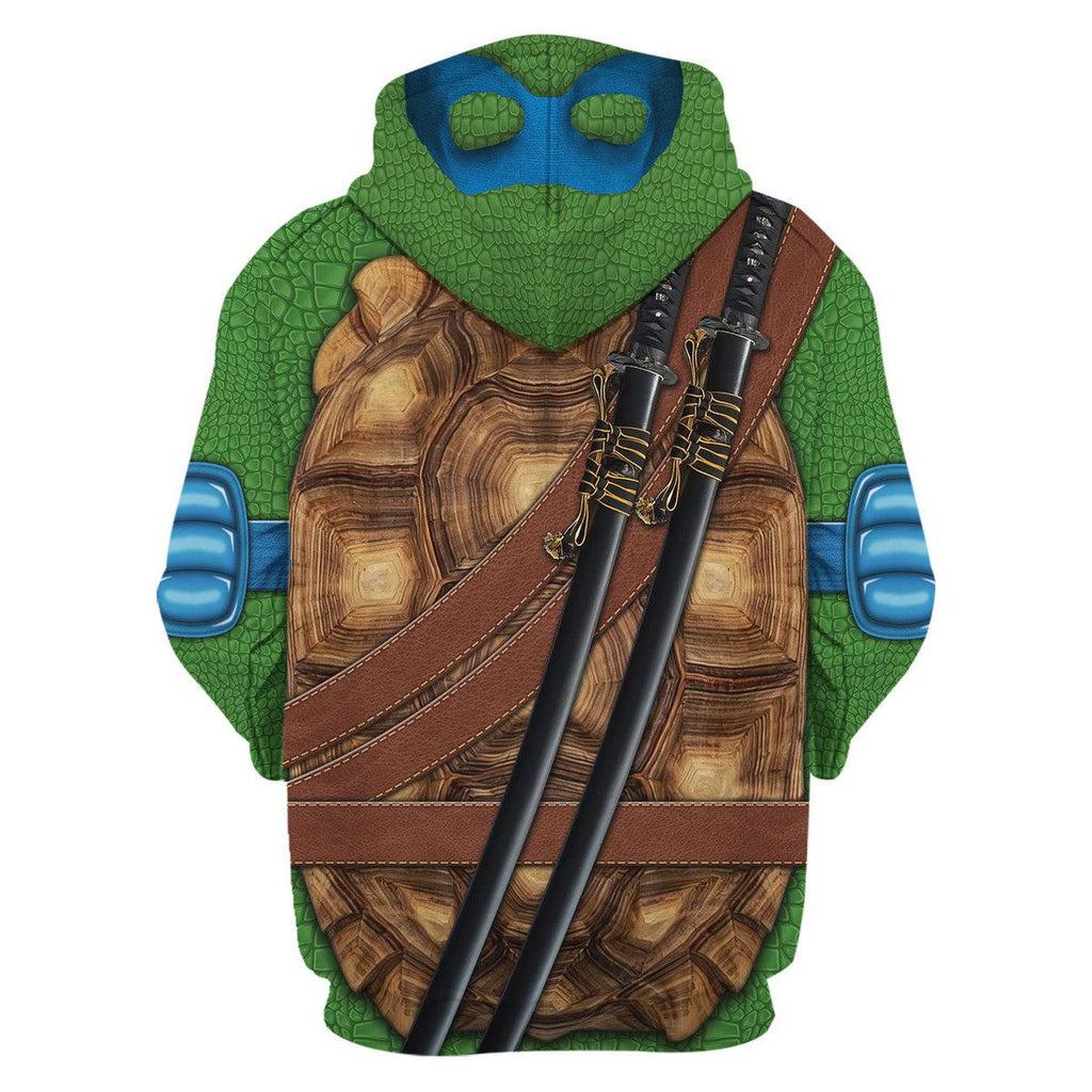 OodieGang Leonardo Ninja Turtles Costume Hoodie Sweatshirt T-Shirt ZipHoodie Sweatpants - OodieGang.com