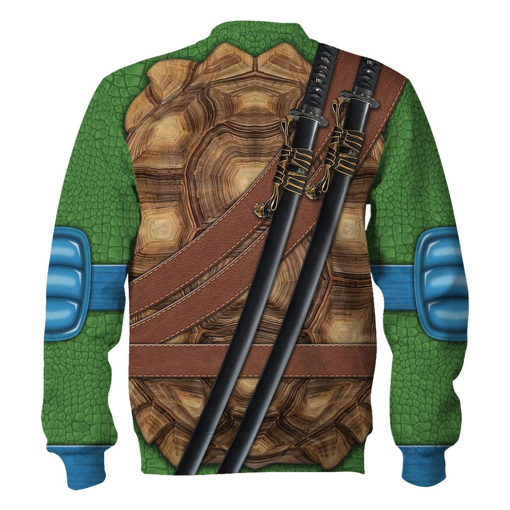 OodieGang Leonardo Ninja Turtles Costume Hoodie Sweatshirt T-Shirt ZipHoodie Sweatpants - OodieGang.com