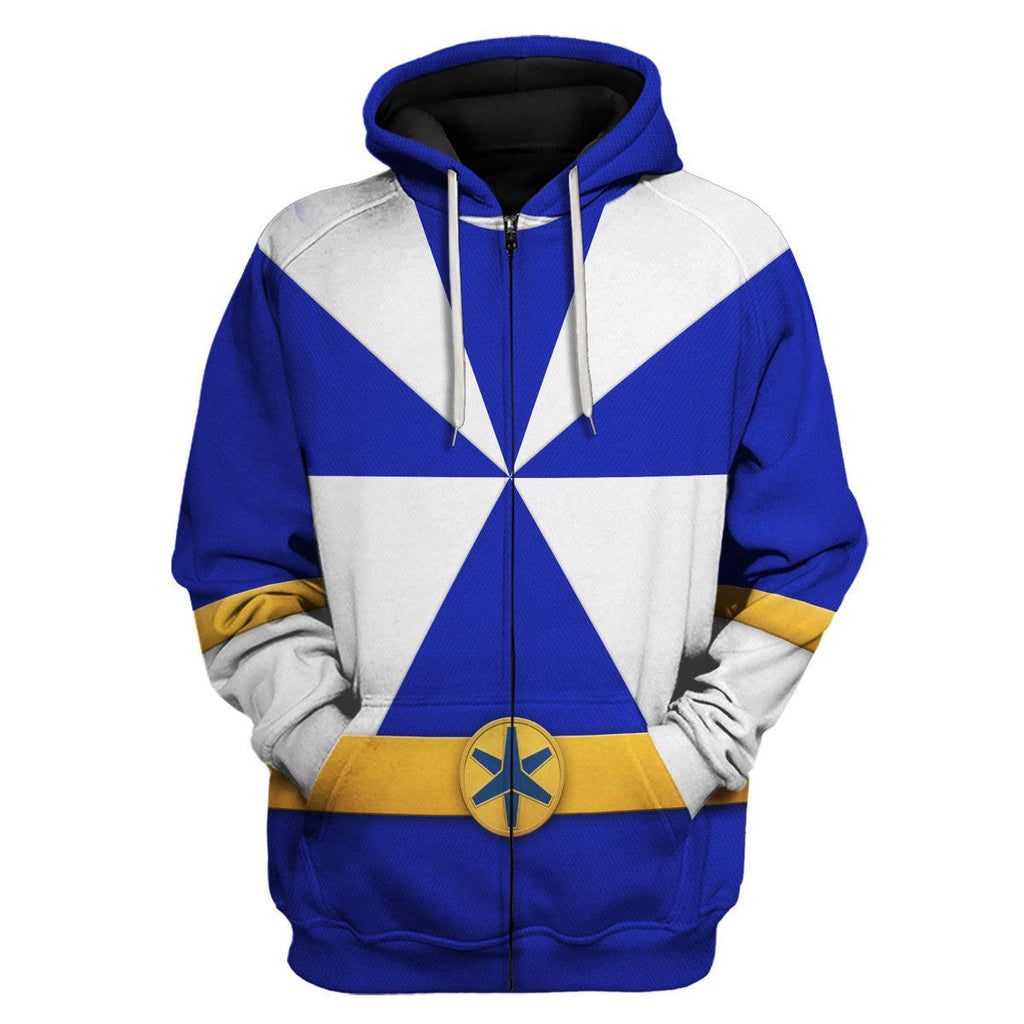 OodieGang Lightspeed Blue Ranger Hoodies Sweatshirt T-shirt Sweatpants Hawaiian Tracksuit - OodieGang.com