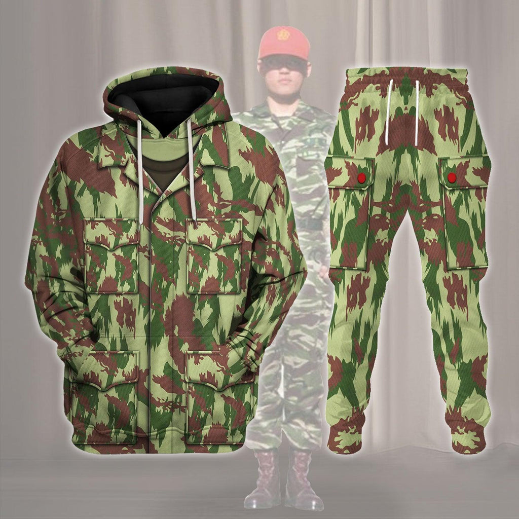 OodieGang Lizard (Camouflage) Post War Costume Hoodie Sweatshirt T-Shirt Tracksuit - OodieGang.com