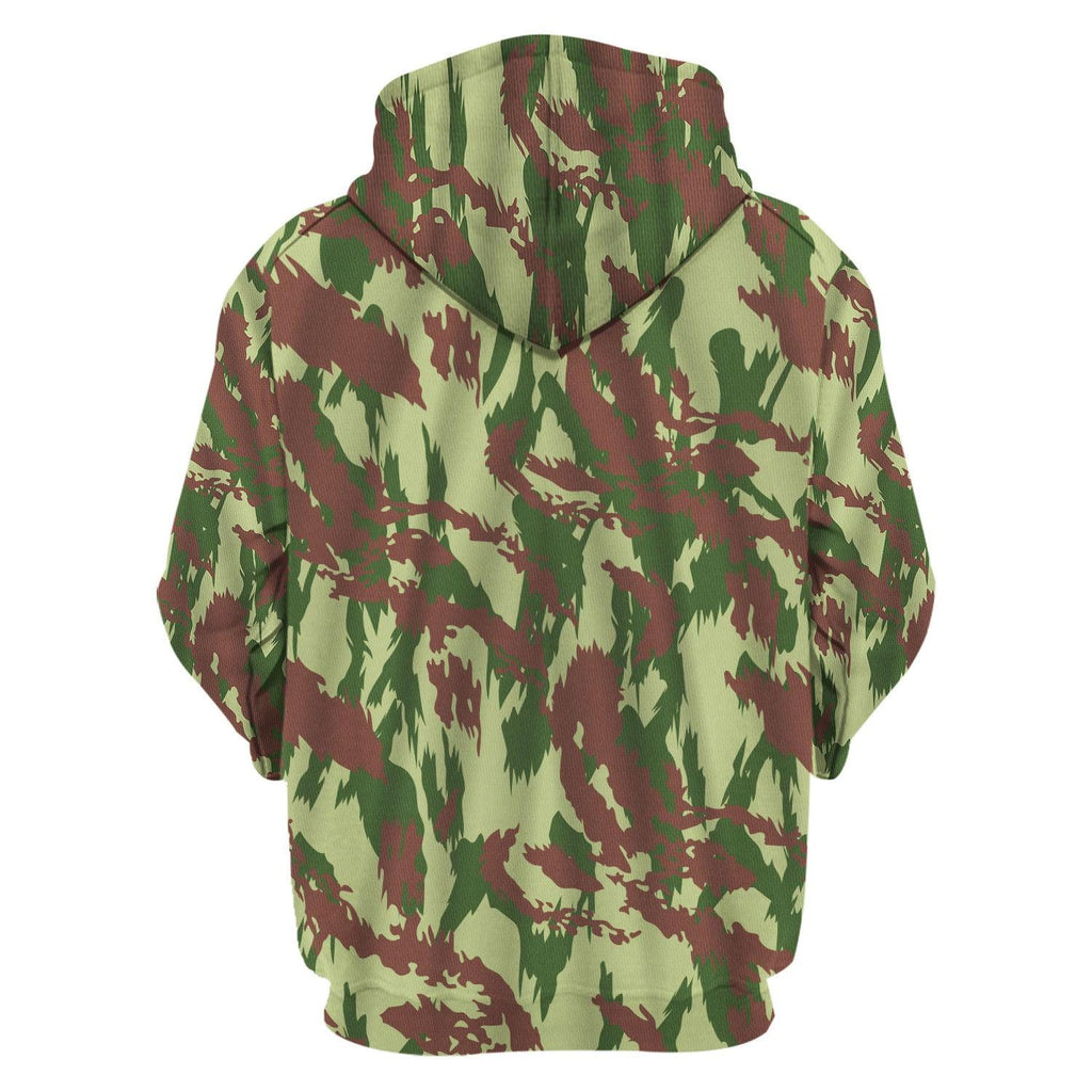 OodieGang Lizard (Camouflage) Post War Costume Hoodie Sweatshirt T-Shirt Tracksuit - OodieGang.com