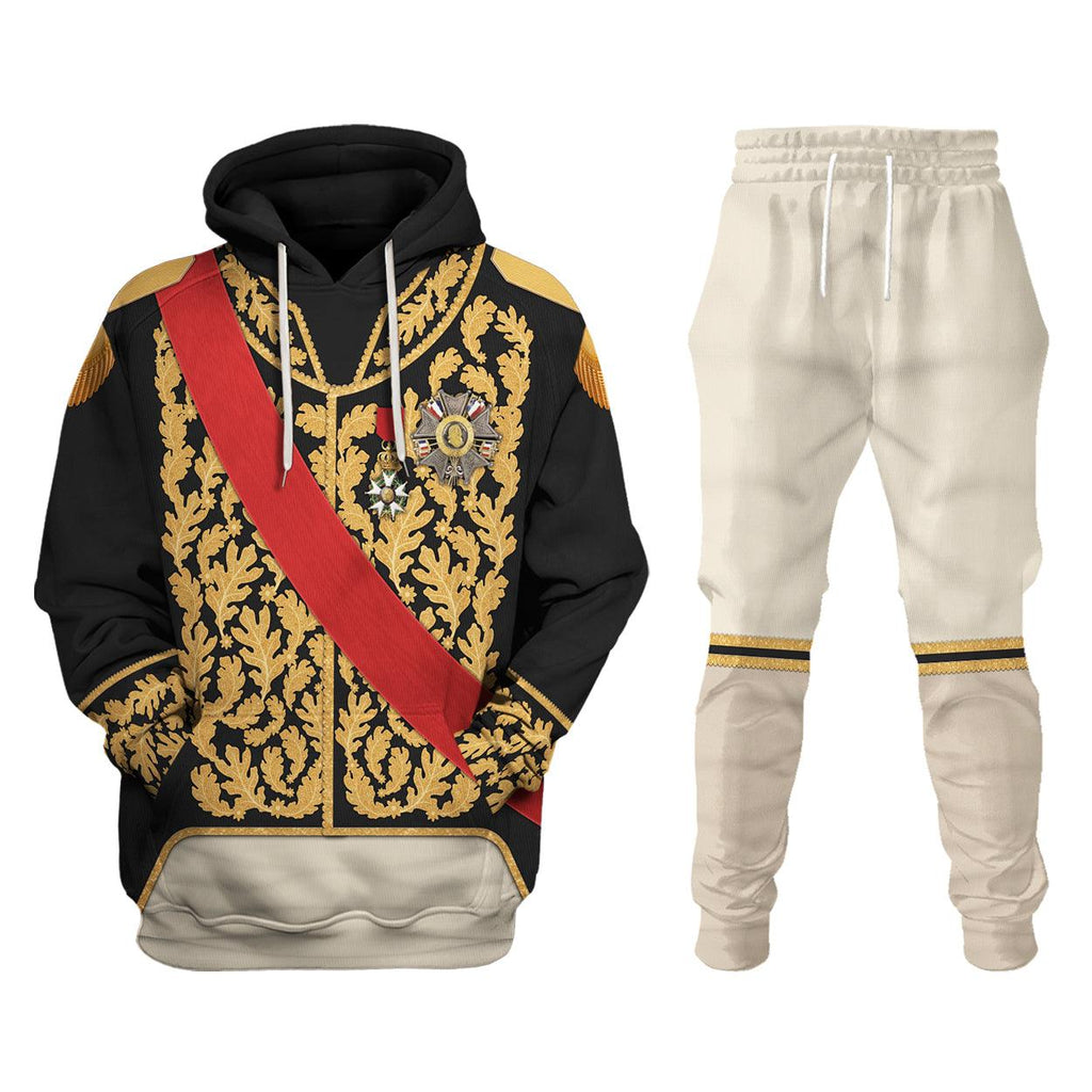 Oodiegang Louis Philippe I of France in Coronation Robes Uniform All Over Print Hoodie Sweatshirt T-Shirt Tracksuit - Oodiegang.com