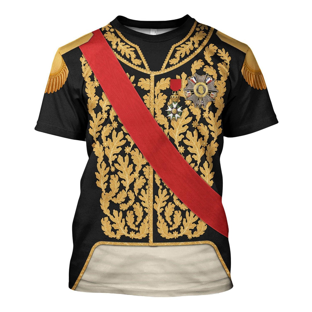 Oodiegang Louis Philippe I of France in Coronation Robes Uniform All Over Print Hoodie Sweatshirt T-Shirt Tracksuit - Oodiegang.com