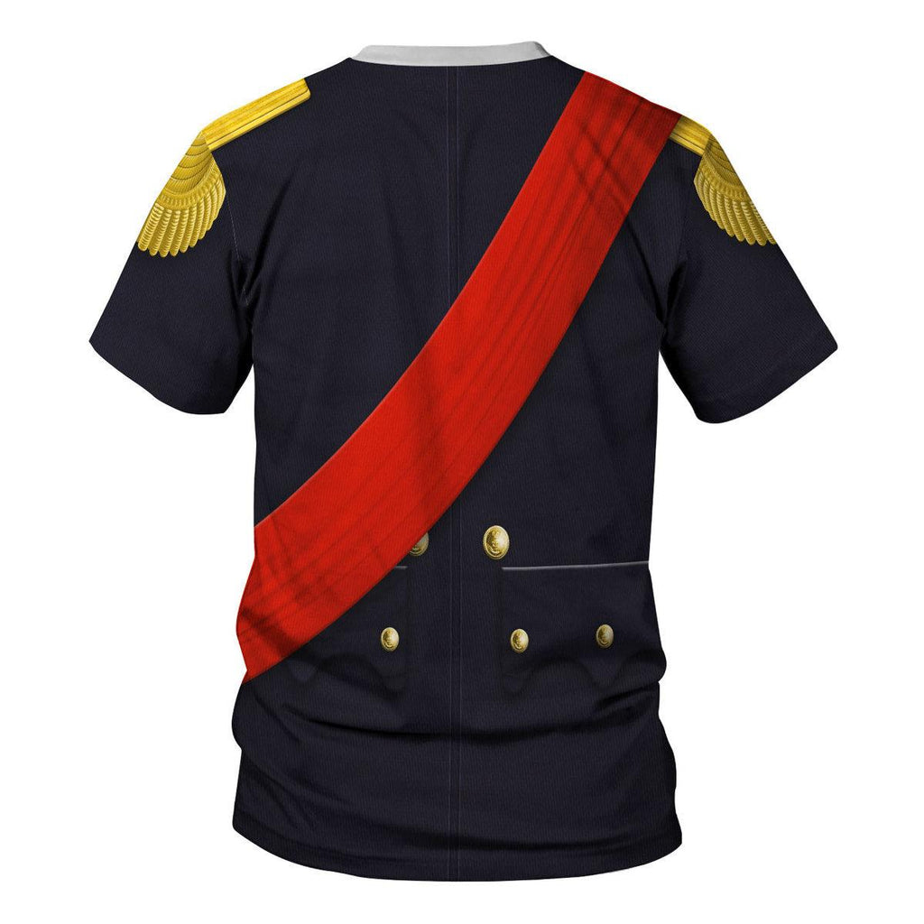 Oodiegang Louis Philippe I of France Uniform All Over Print Hoodie Sweatshirt T-Shirt Tracksuit - Oodiegang.com