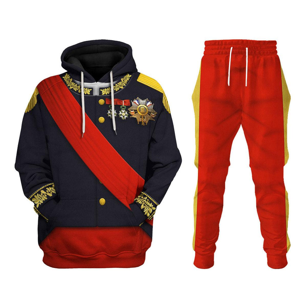 Oodiegang Louis Philippe I of France Uniform All Over Print Hoodie Sweatshirt T-Shirt Tracksuit - Oodiegang.com