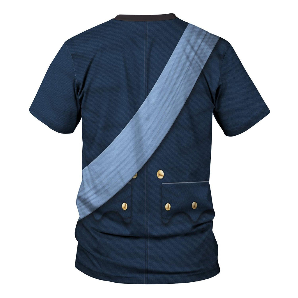 Oodiegang Louis XV of France In 1763 Uniform All Over Print Hoodie Sweatshirt T-Shirt Tracksuit - Oodiegang.com